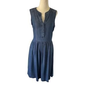 Tommy Hilfiger Chambray Fit and Flair Dress Size 6